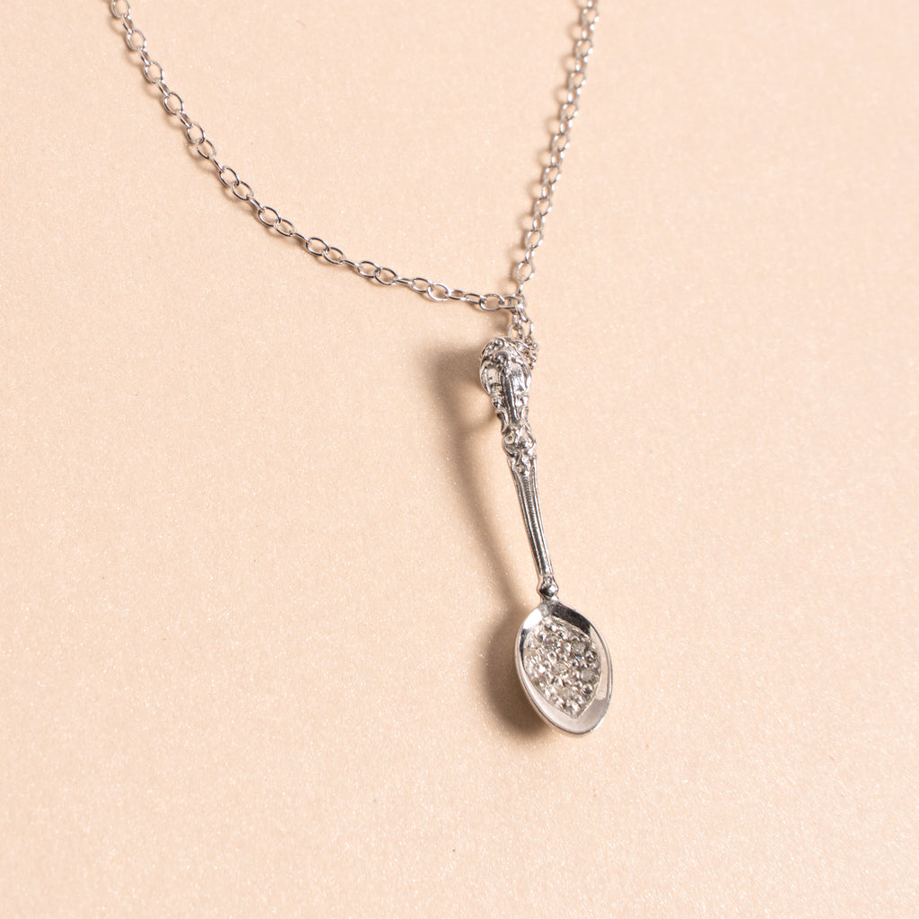 Silver Spoon Necklace